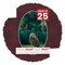 Dark Red Suede Mat Board for 20x30 Frames - Oval Opening for 18x27 Photos